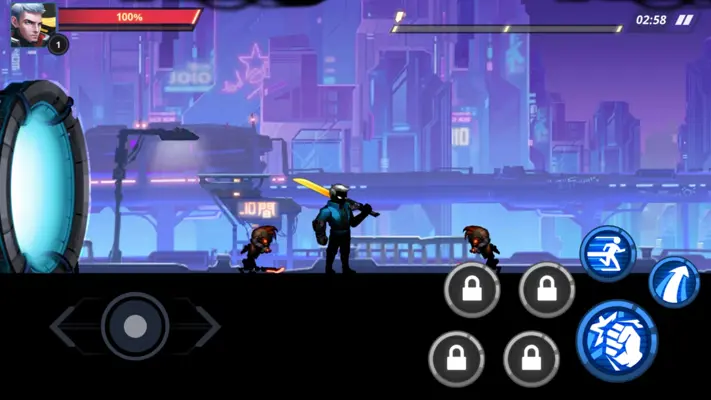 Cyber Fighters Premium android App screenshot 4